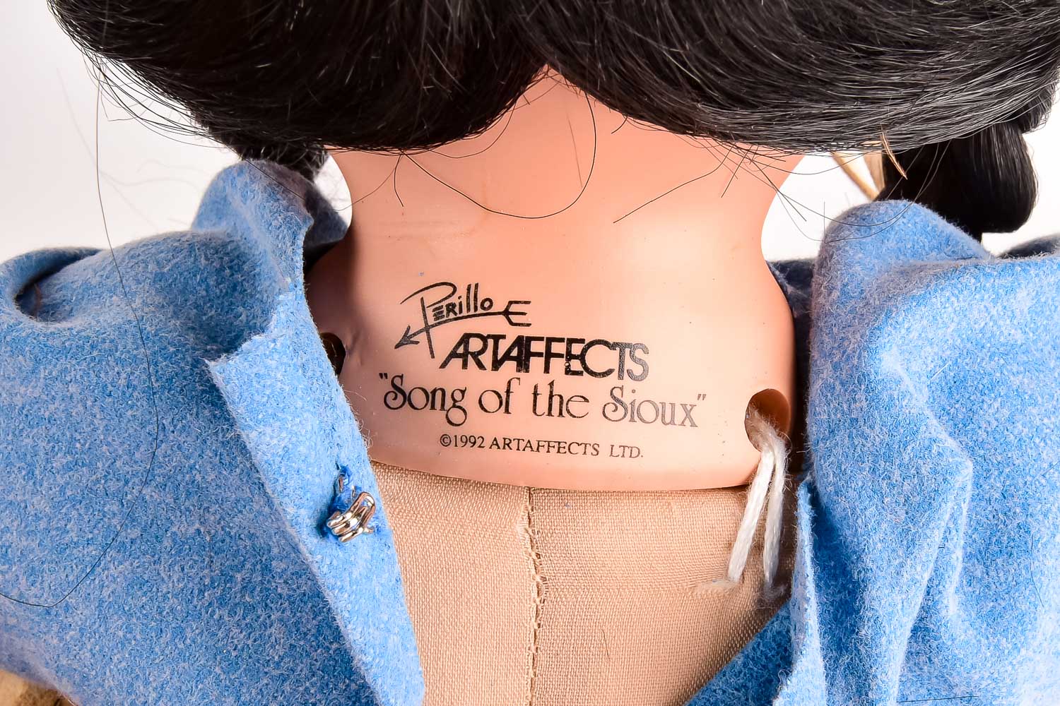 Perillo Artifacts Porcelain Native American Dolls