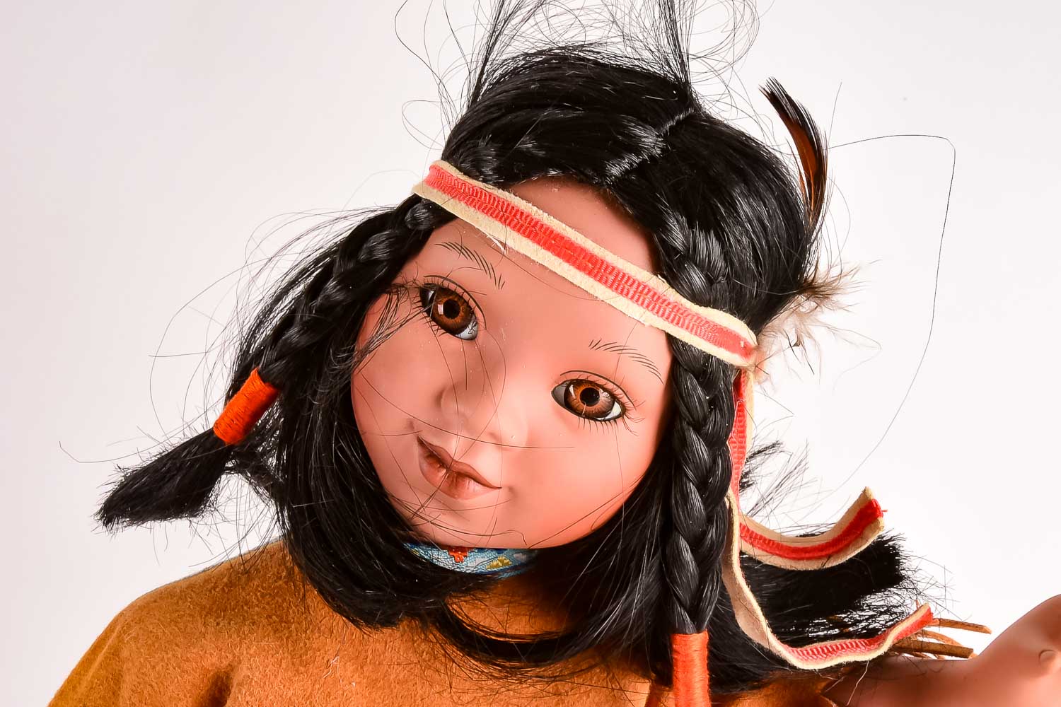 Perillo Artifacts Porcelain Native American Dolls