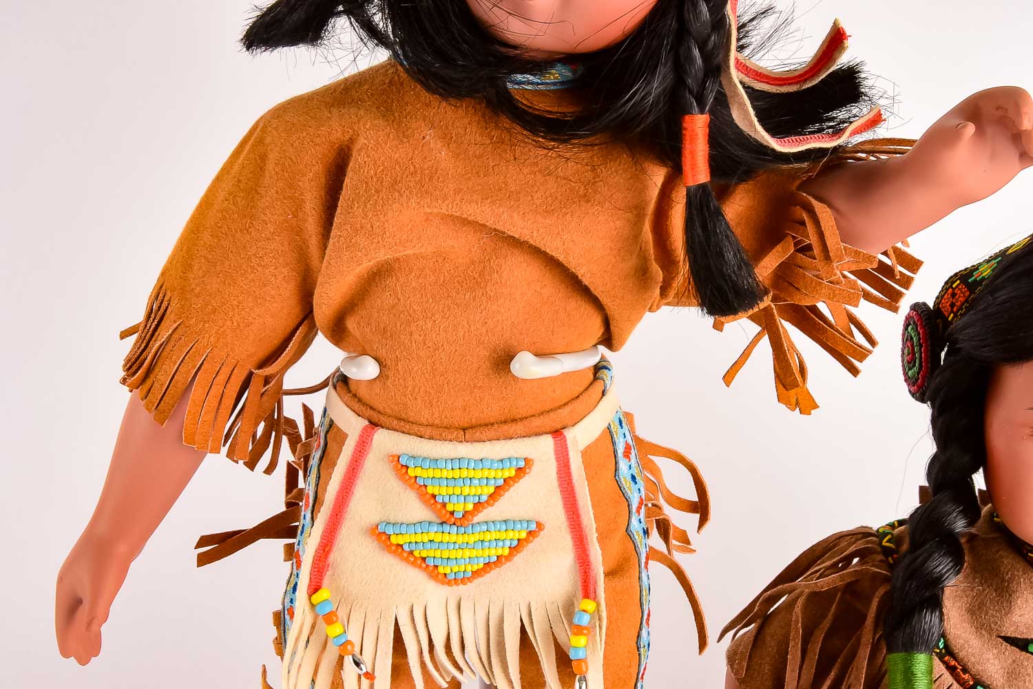 Perillo Artifacts Porcelain Native American Dolls