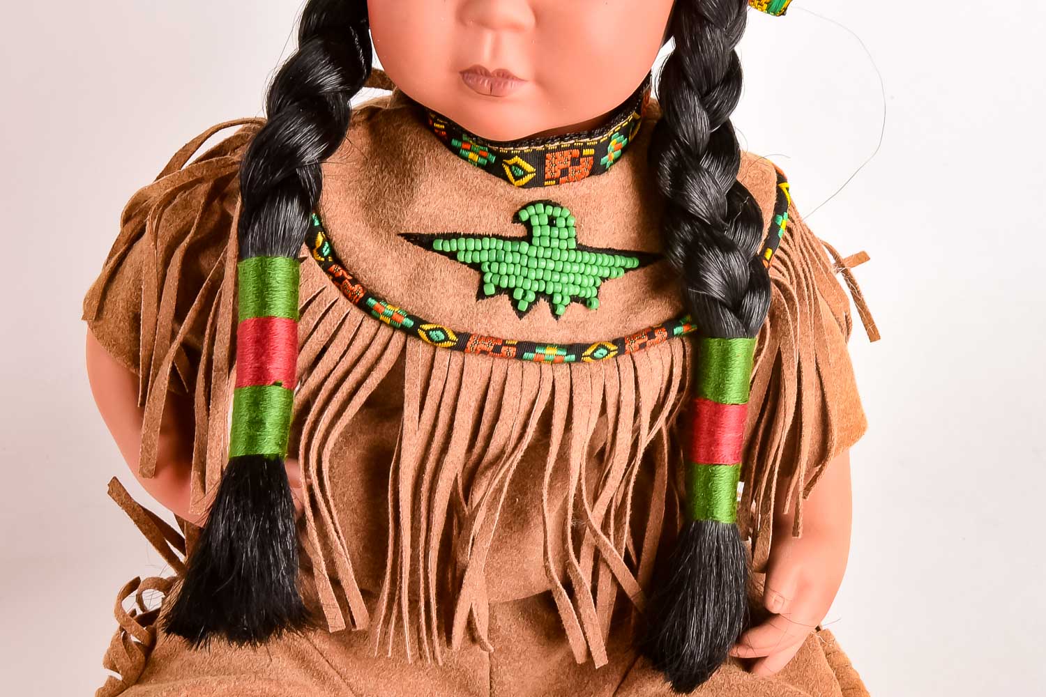 Perillo Artifacts Porcelain Native American Dolls