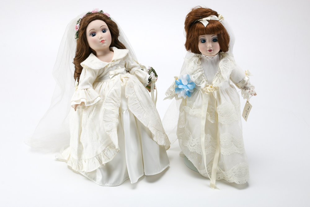 Danbury Mint Bride Dolls