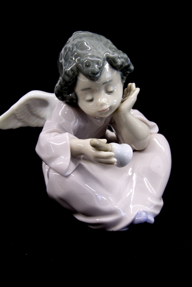 Lladro Figurines "Heavenly Chimes" and "Campanita Serenata"