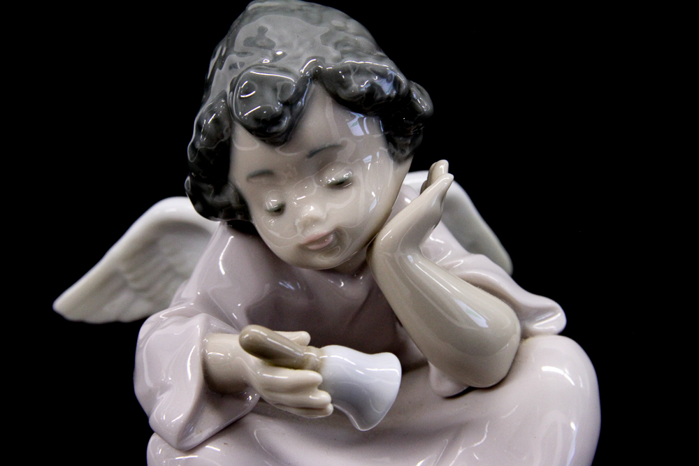 Lladro Figurines "Heavenly Chimes" and "Campanita Serenata"