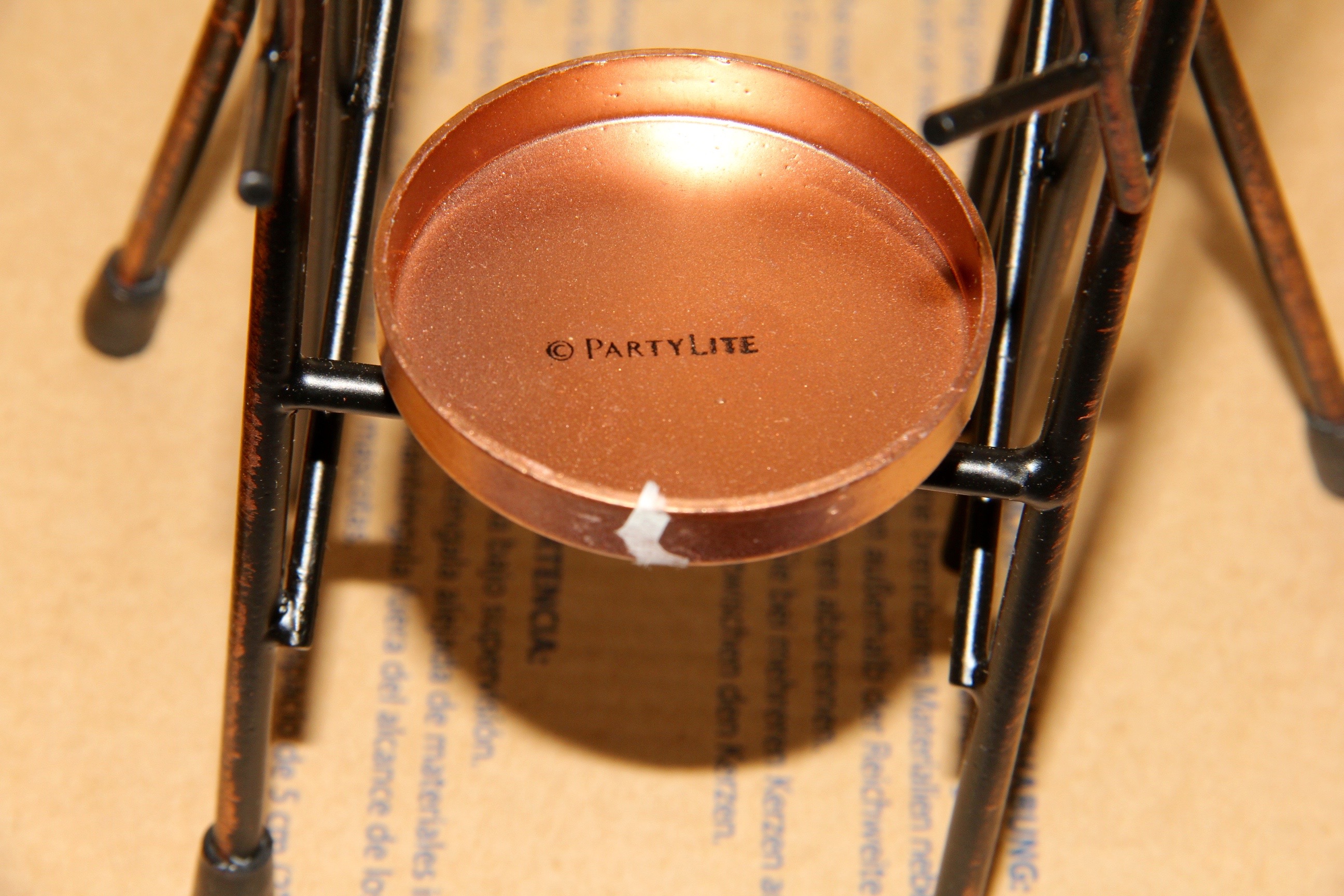 PartyLite Holiday Decor and Beige Silk Curtains