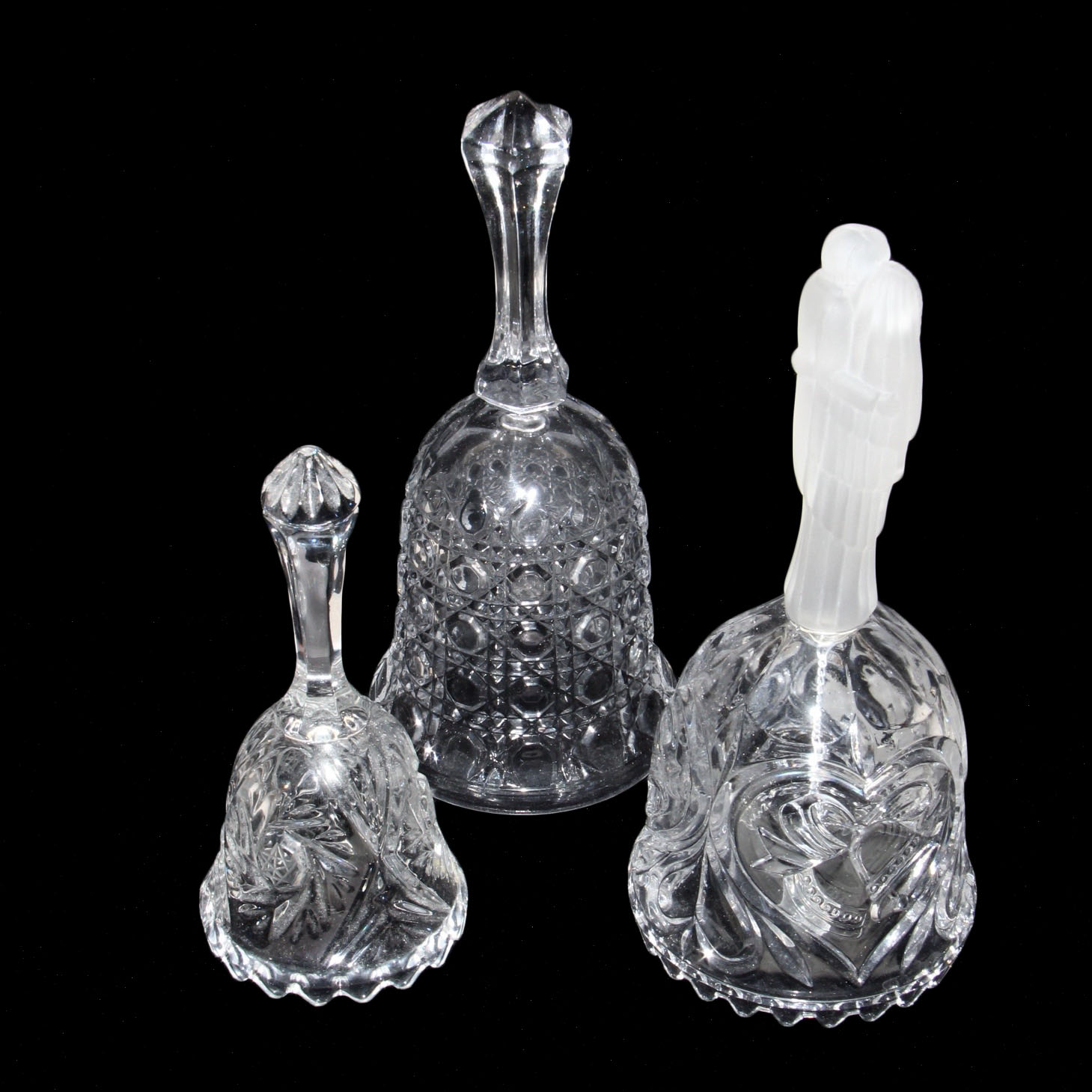 Collection of Cut Glass Bells