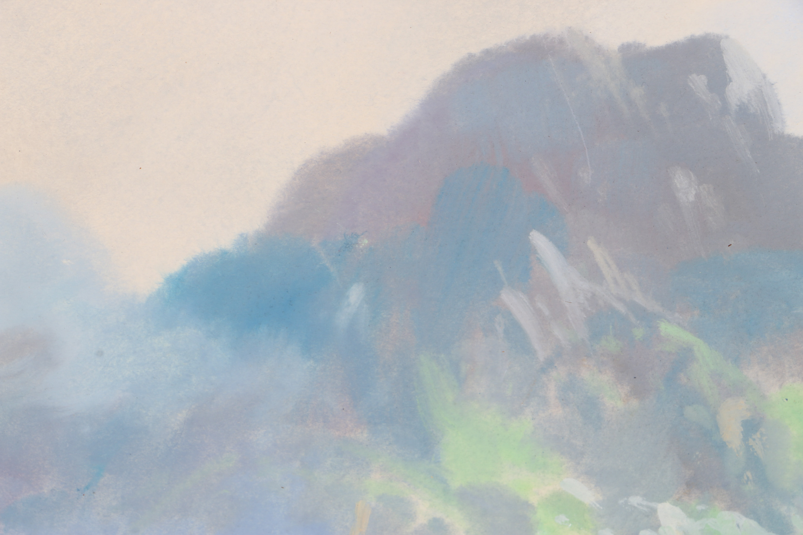 Alexander S. Graham Watercolor Painting of Highland Cattle