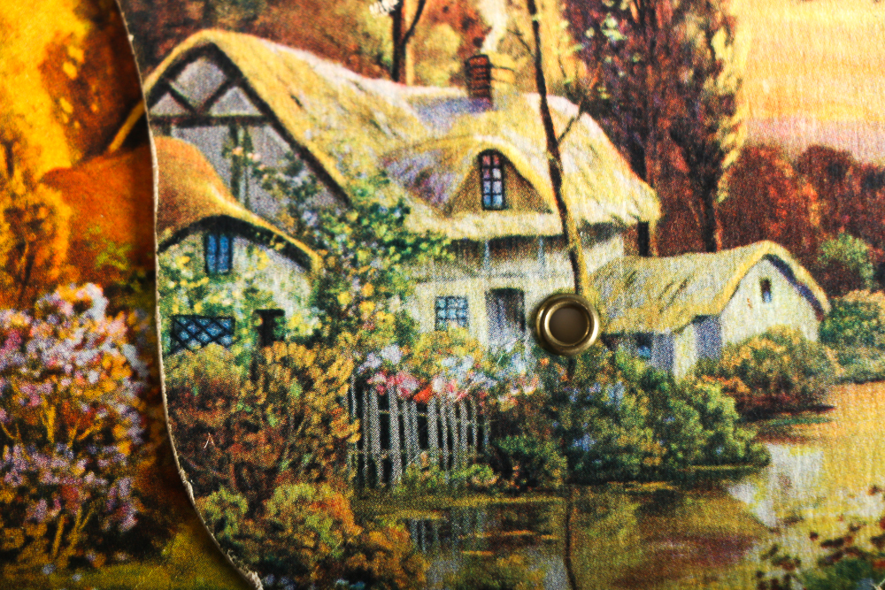 1950s "Guys and Dolls" Sheet Music and Pair of Illustrated Fans