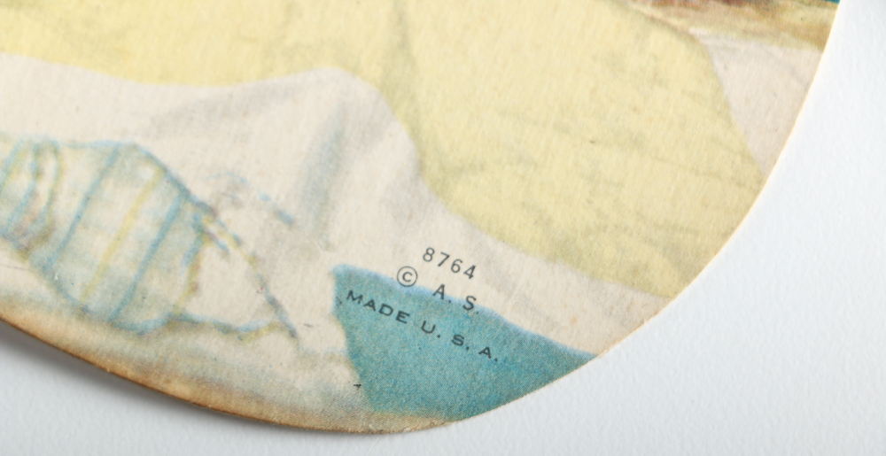 1950s "Guys and Dolls" Sheet Music and Pair of Illustrated Fans