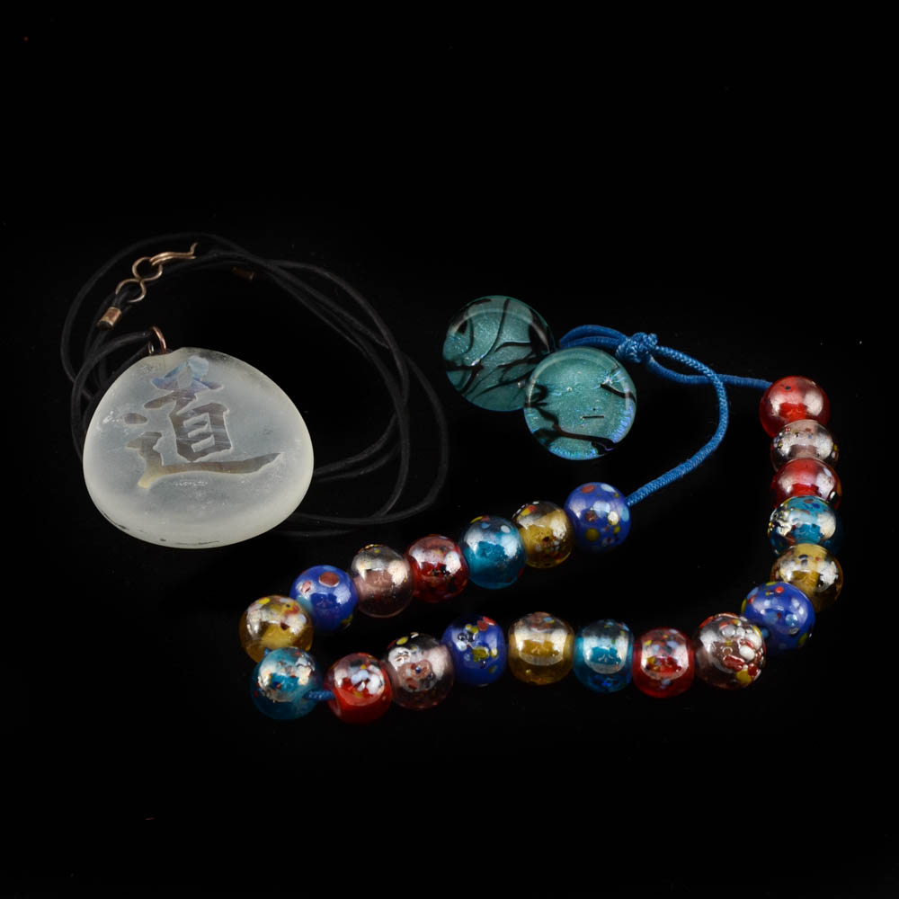 Collection of Artisan Glass Jewelry