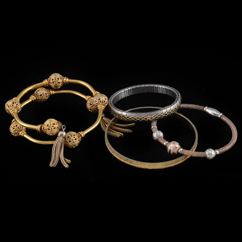 Assortment of Bangle Bracelets