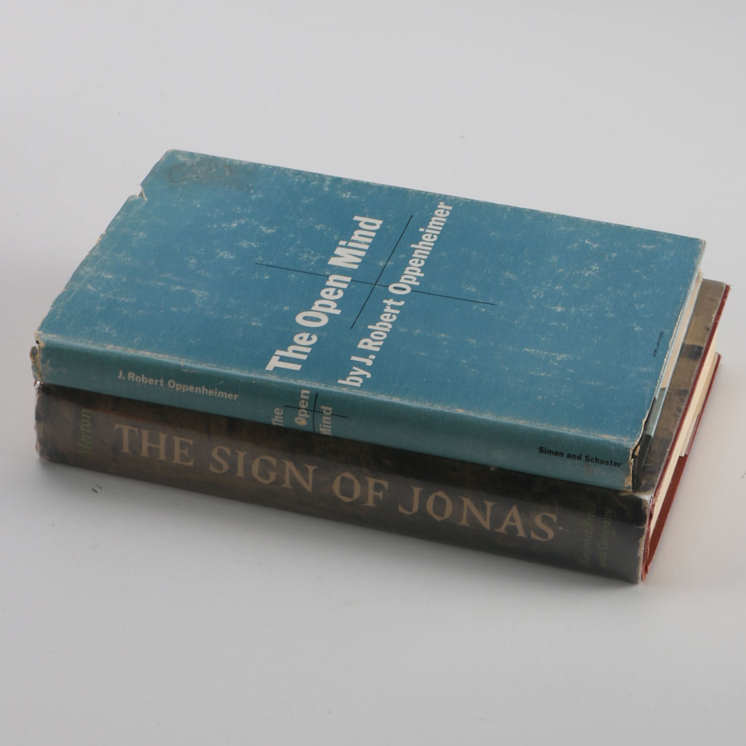 Thomas Merton's "The Sign of Jonas" and a First Edition copy of "The Open Mind" by Robert Oppenheimer