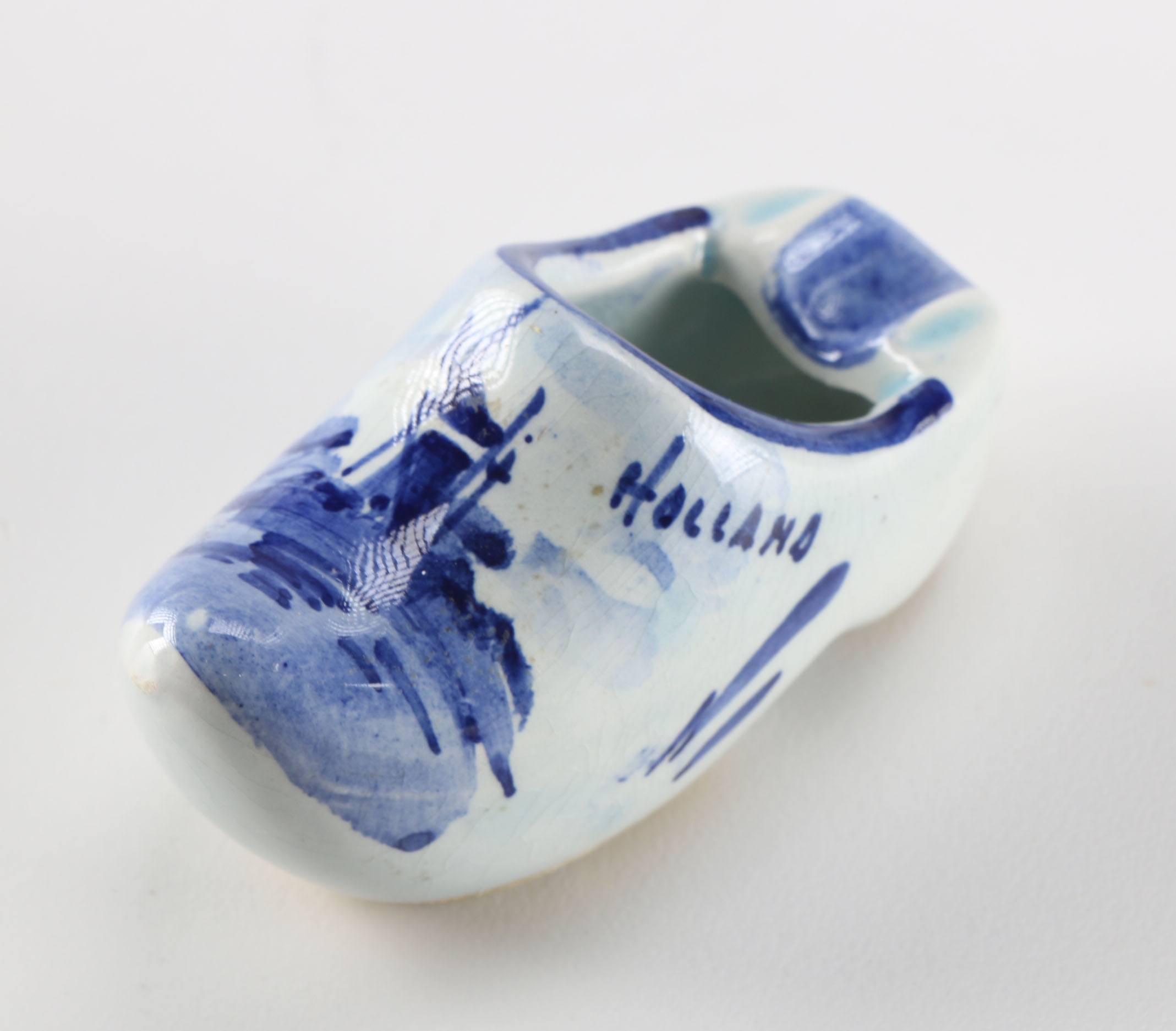 Vintage Hand-Painted Clogs and Figurines from Holland