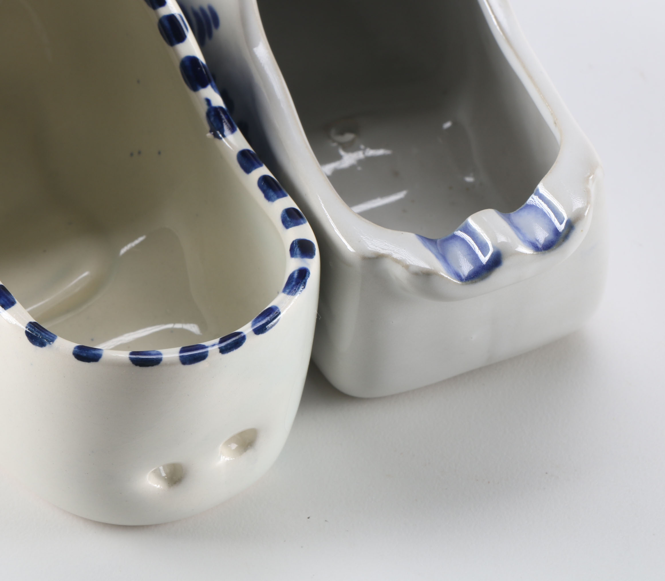 Vintage Hand-Painted Clogs and Figurines from Holland