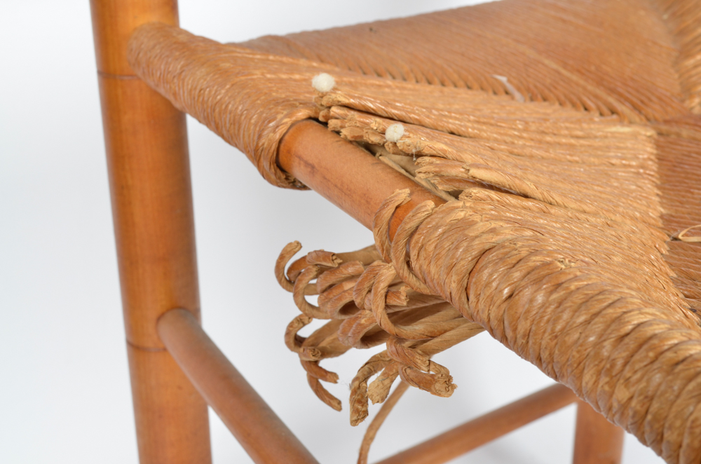Pair of Antique Ladder Back Chairs