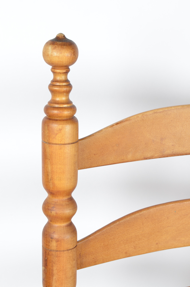 Pair of Antique Ladder Back Chairs