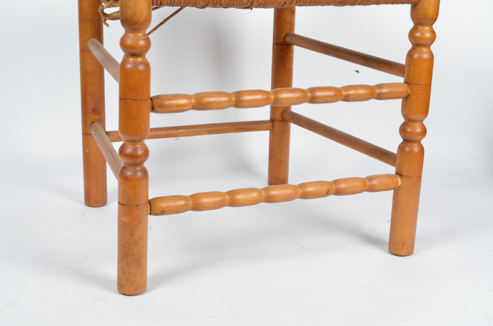 Pair of Antique Ladder Back Chairs