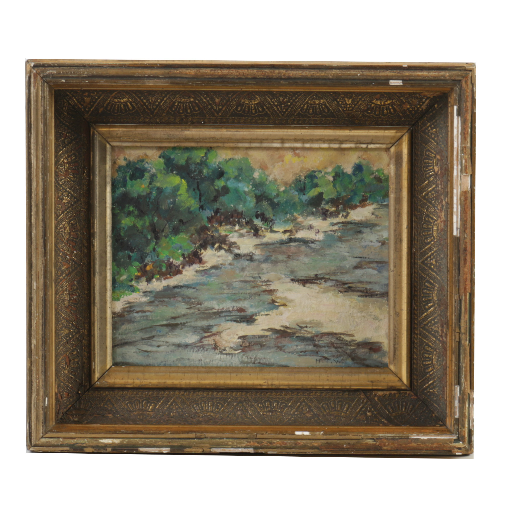 Oil Painting on Board Landscape