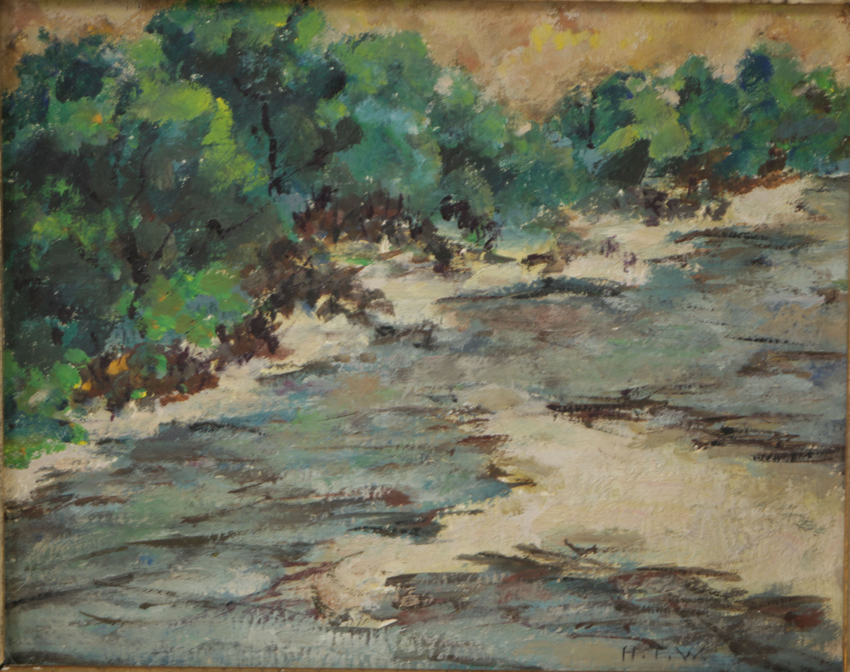 Oil Painting on Board Landscape