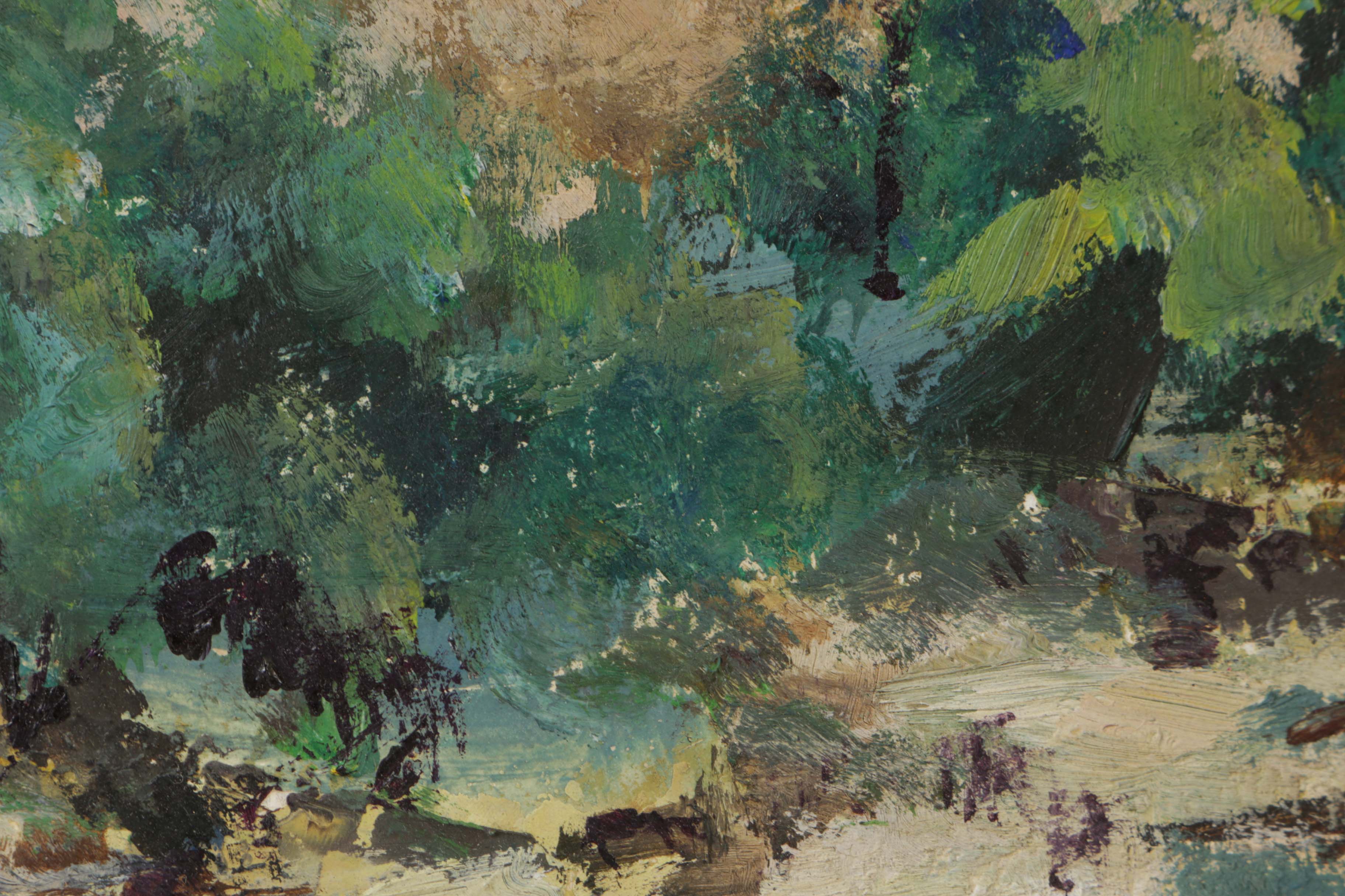 Oil Painting on Board Landscape