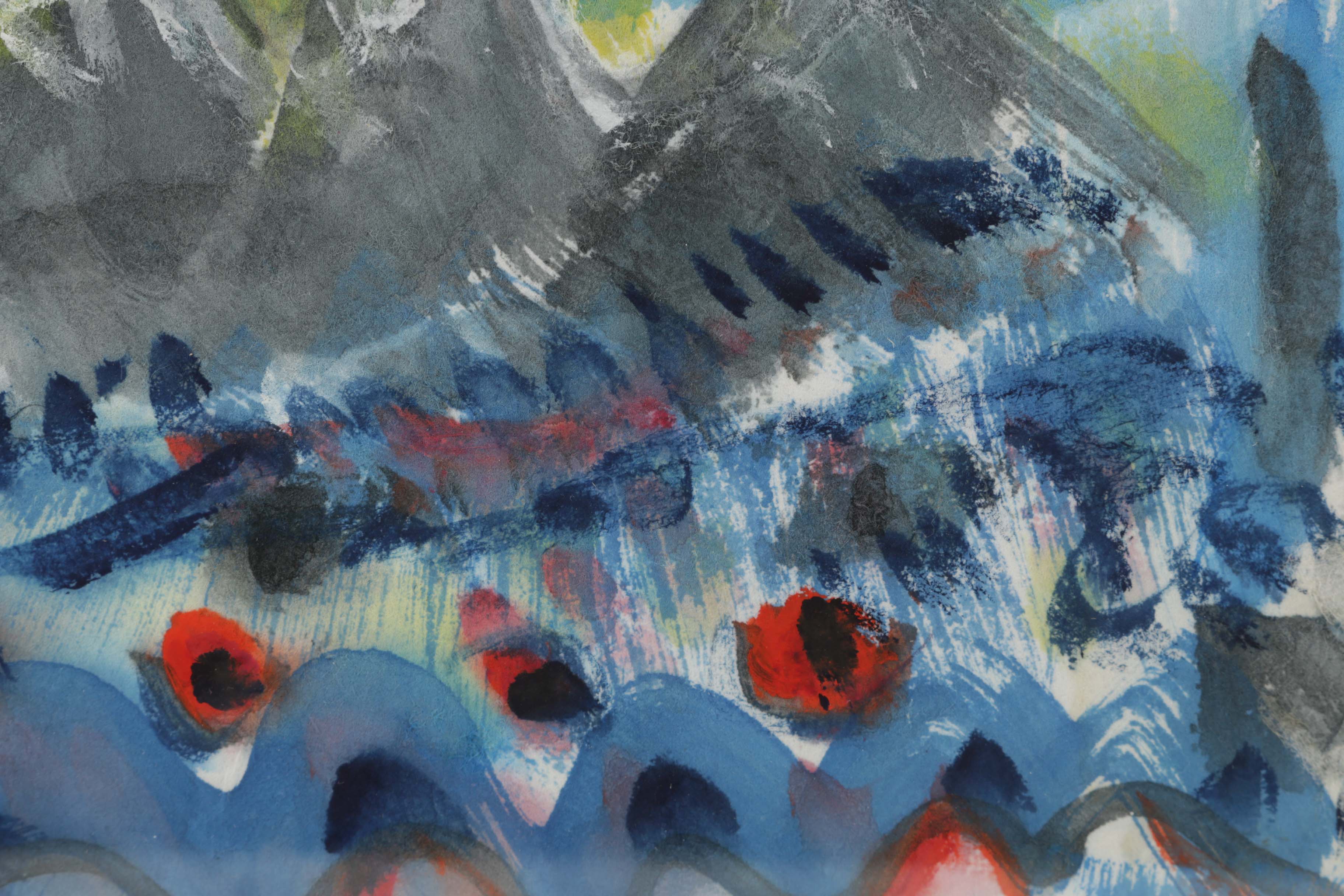 John G. Ernst Original Watercolor on Paper Landscape