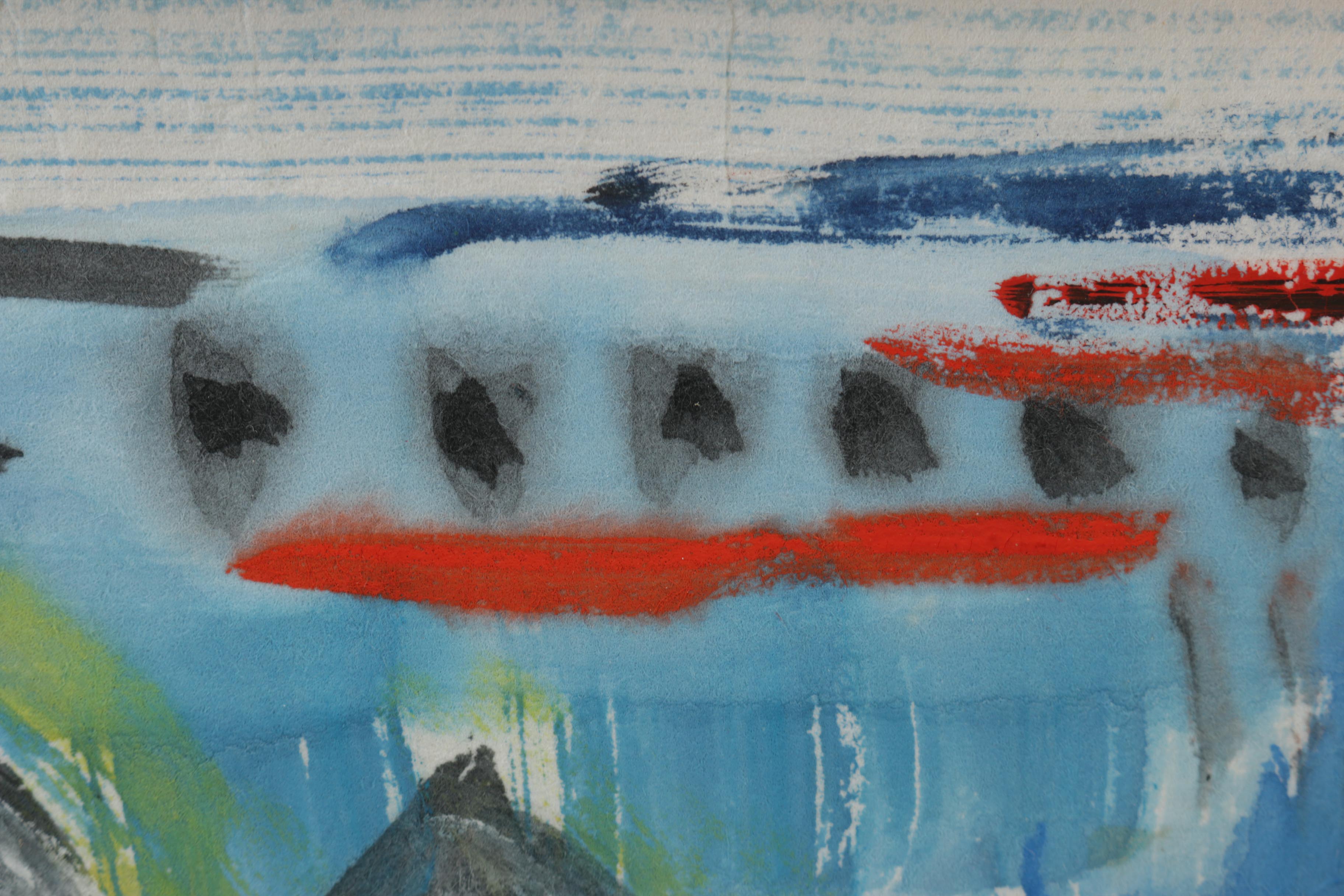 John G. Ernst Original Watercolor on Paper Landscape