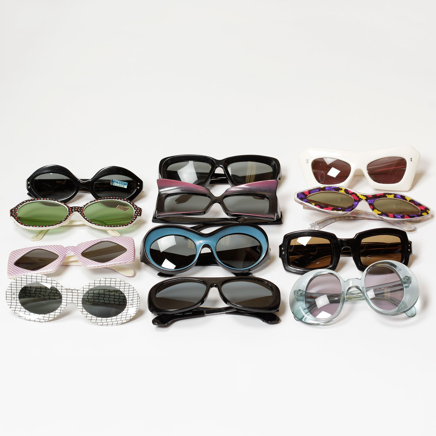1960s French Sunglasses and Foster Grants with a Display Box
