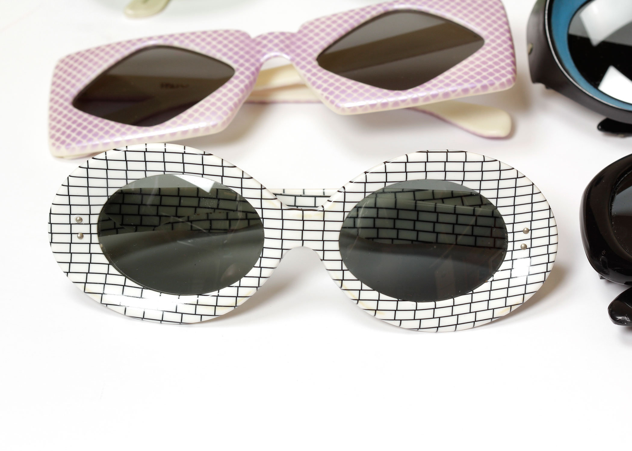 1960s French Sunglasses and Foster Grants with a Display Box