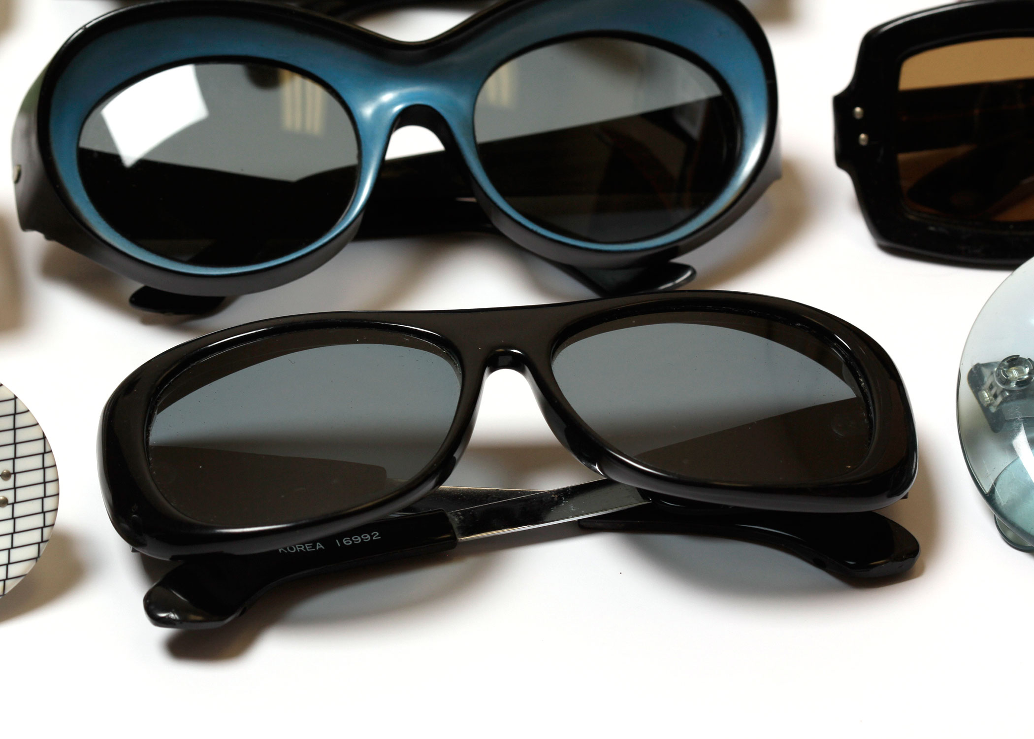 1960s French Sunglasses and Foster Grants with a Display Box