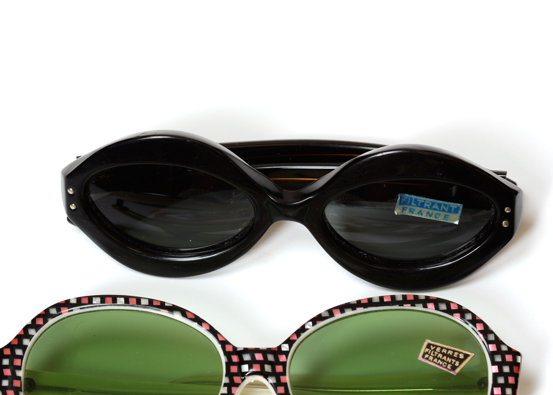 1960s French Sunglasses and Foster Grants with a Display Box