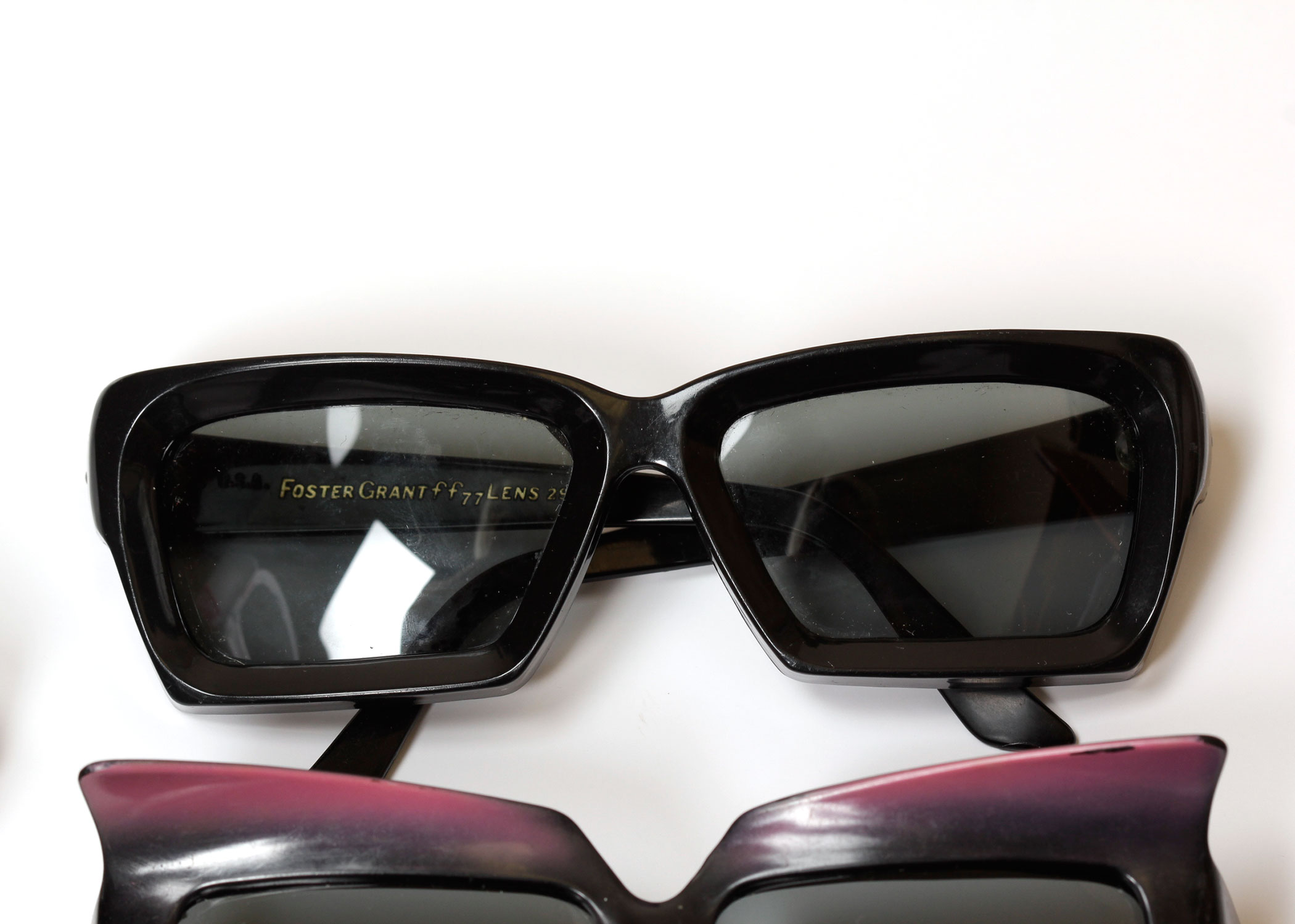 1960s French Sunglasses and Foster Grants with a Display Box