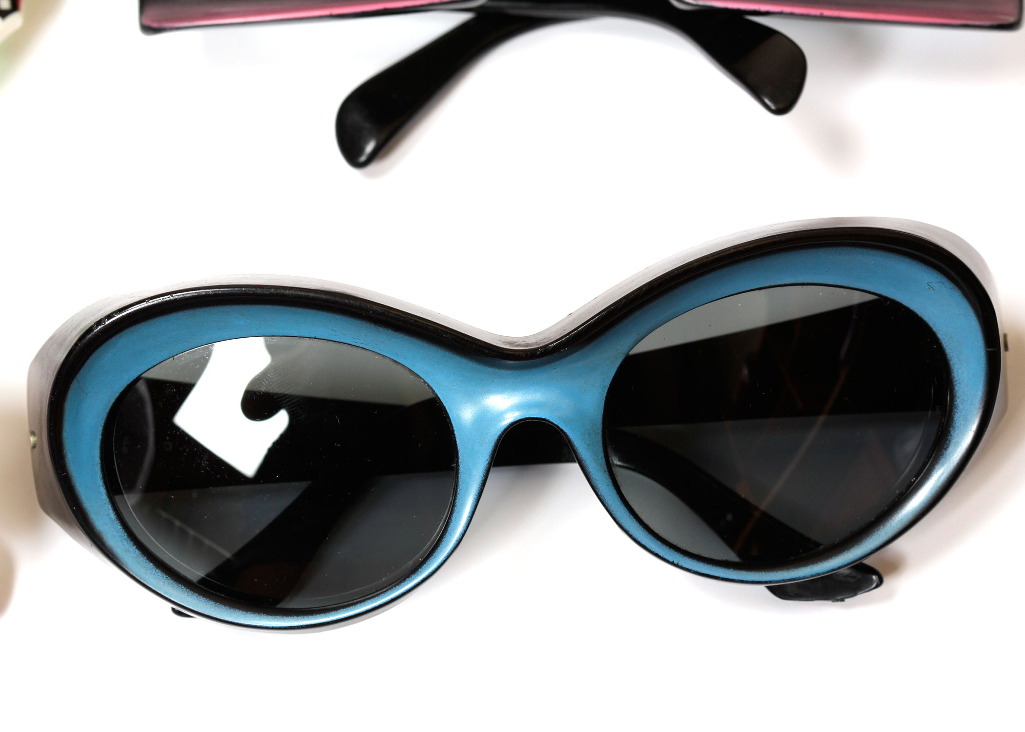 1960s French Sunglasses and Foster Grants with a Display Box