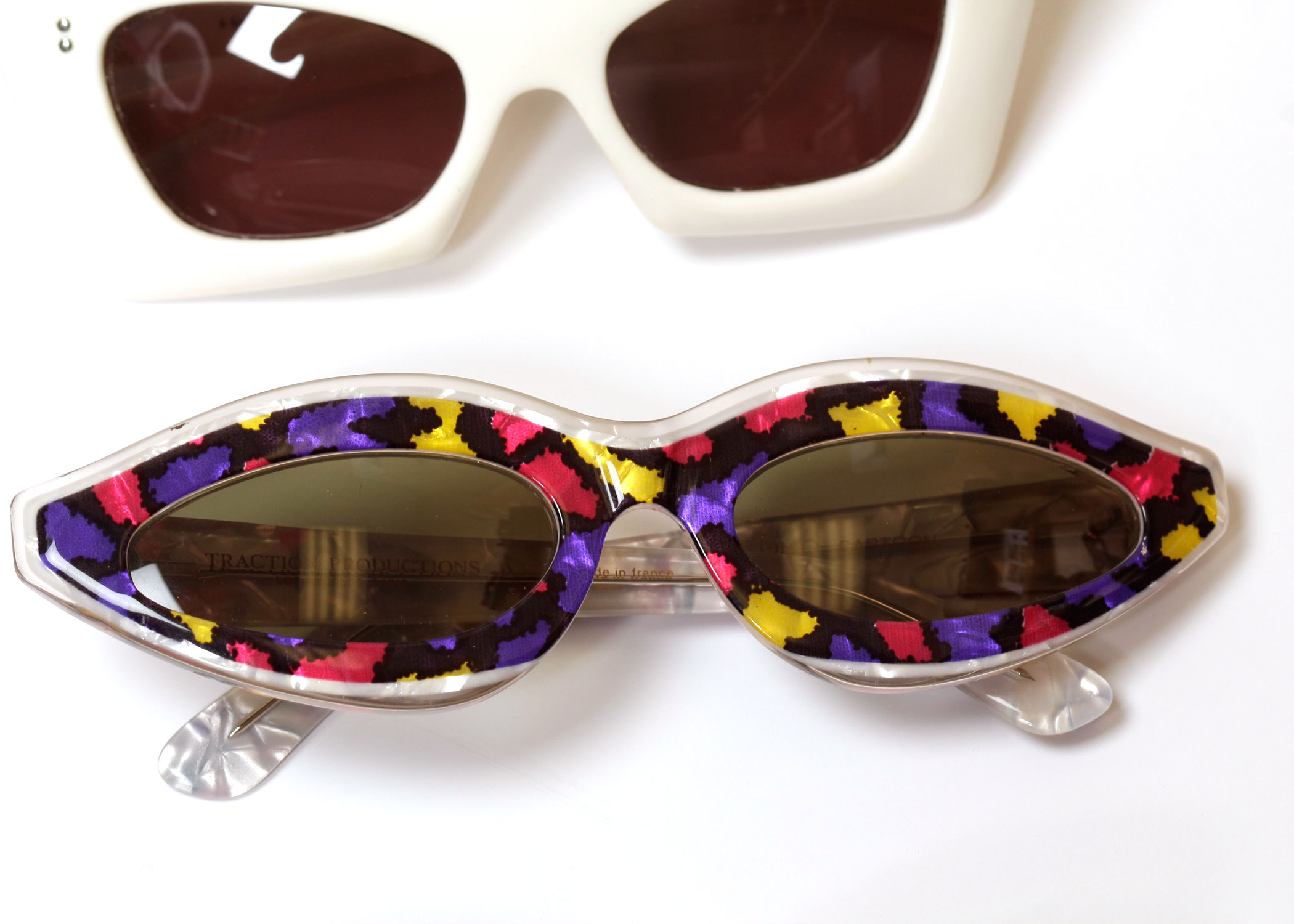 1960s French Sunglasses and Foster Grants with a Display Box
