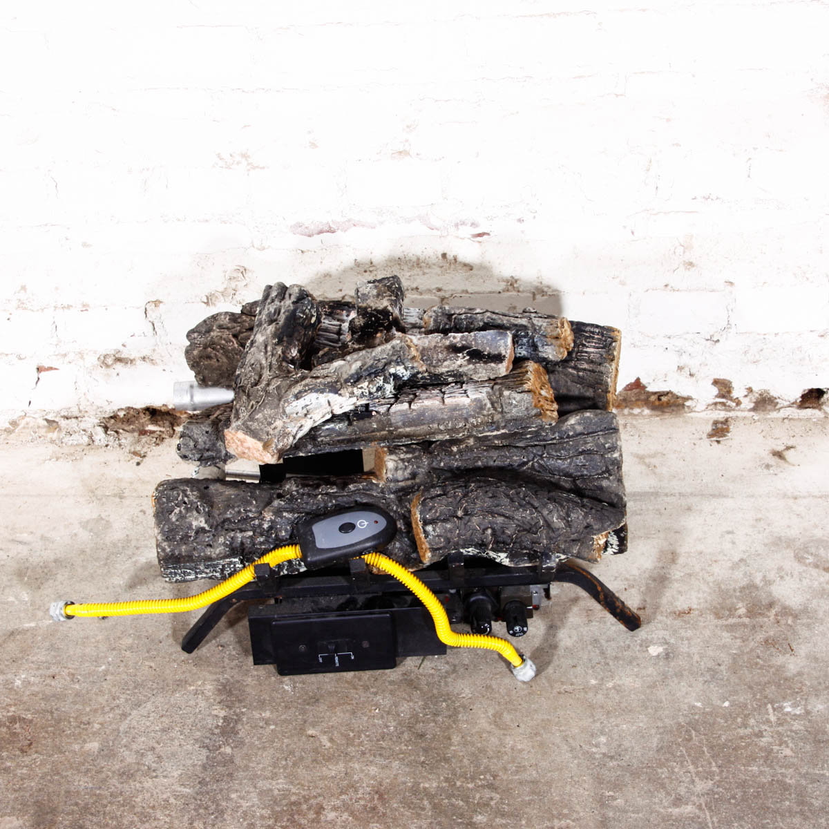 Sure Heat Vent Free Burner and Natural Gas Fire Logs with Remote