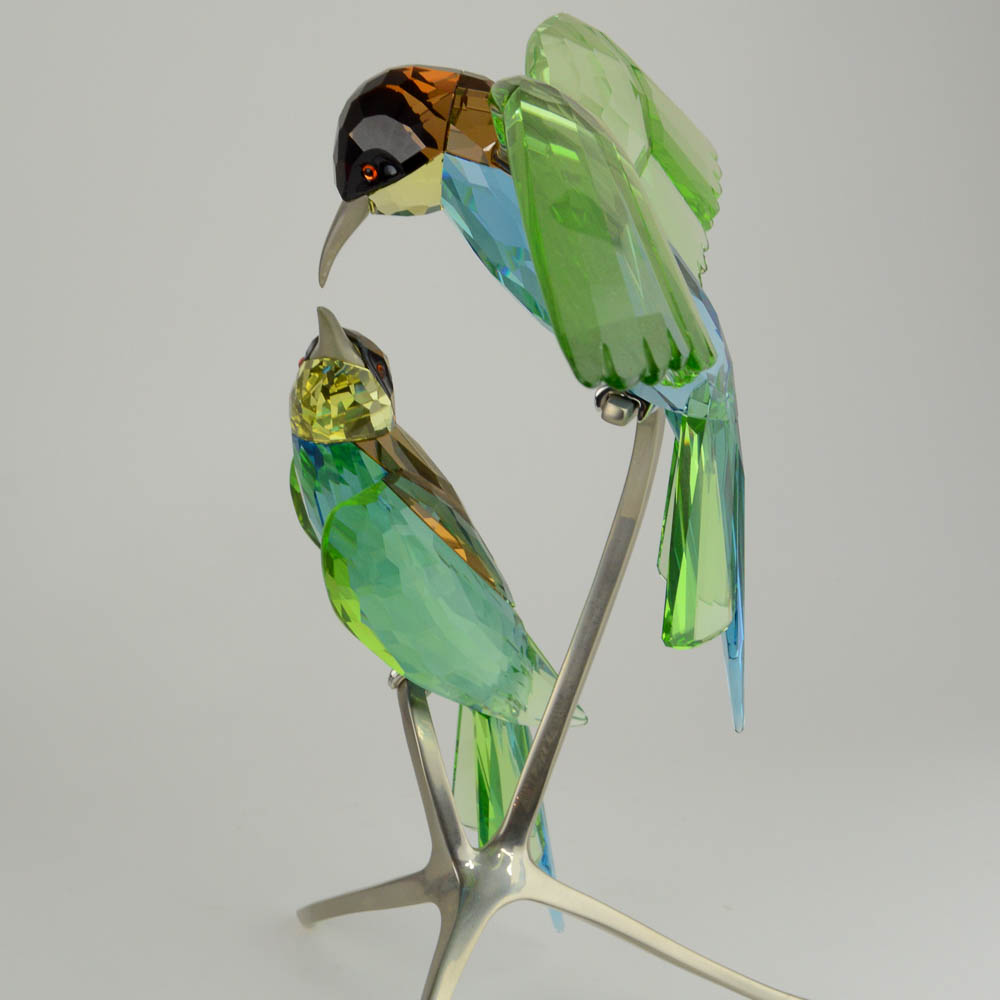 Swarovski Crystal Peridot Bee Eaters