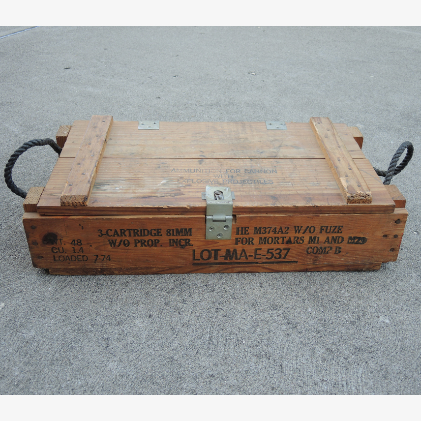 Military Ammo Box Wooden Crate