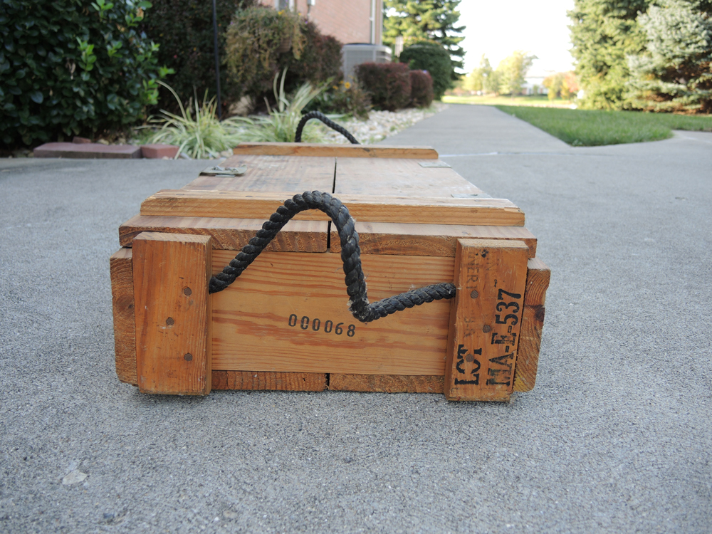 Military Ammo Box Wooden Crate