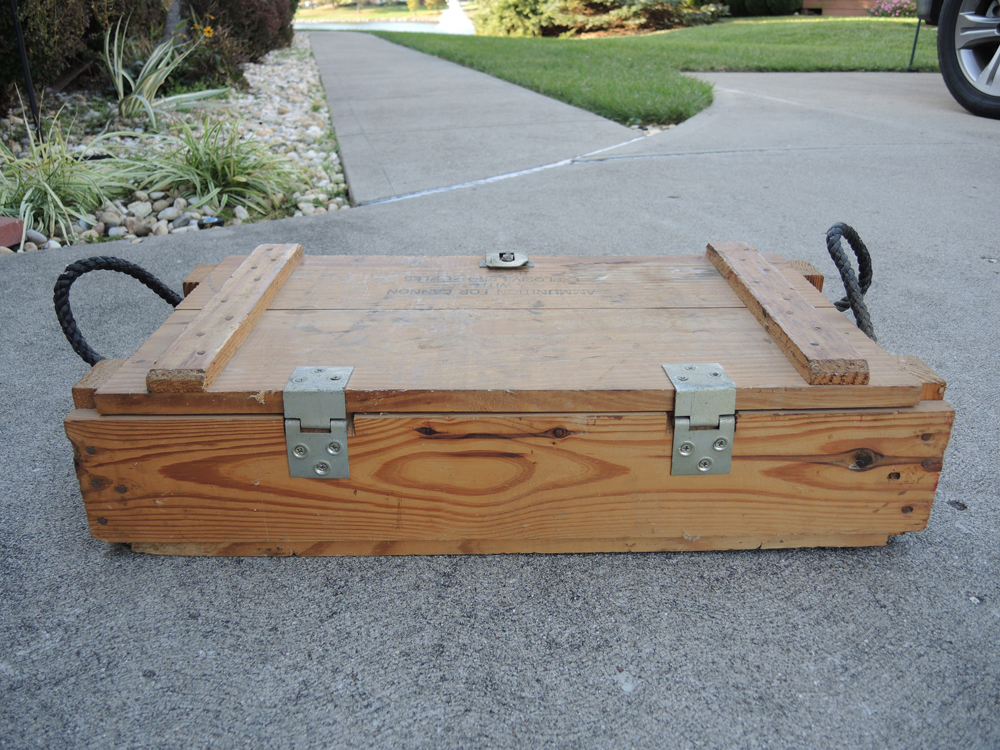 Military Ammo Box Wooden Crate