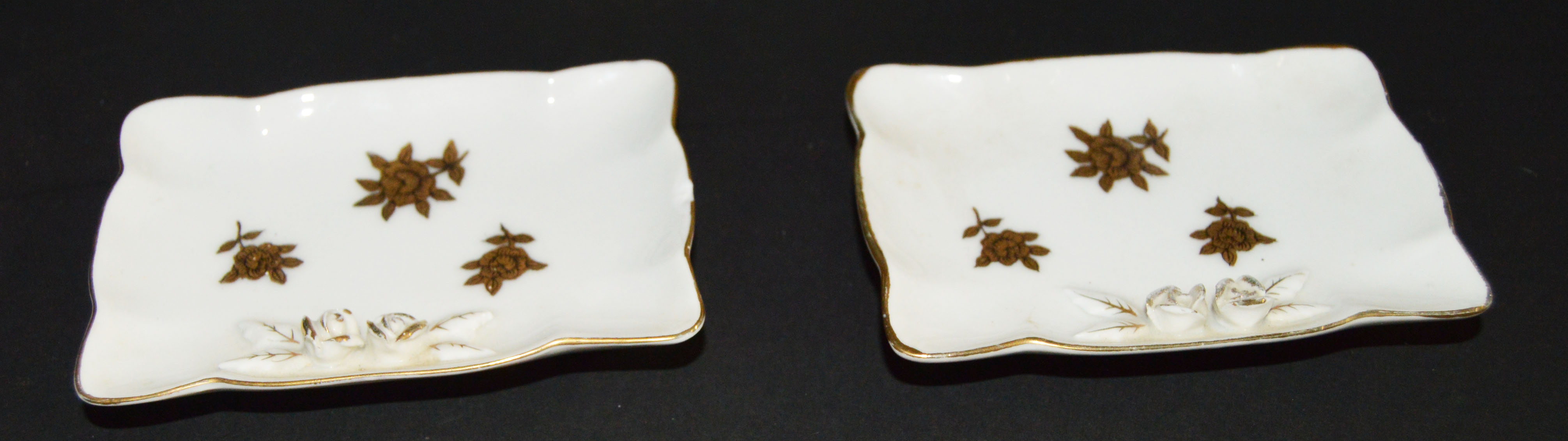 Vintage China Espresso Set, Cigarette Box and Ash Trays