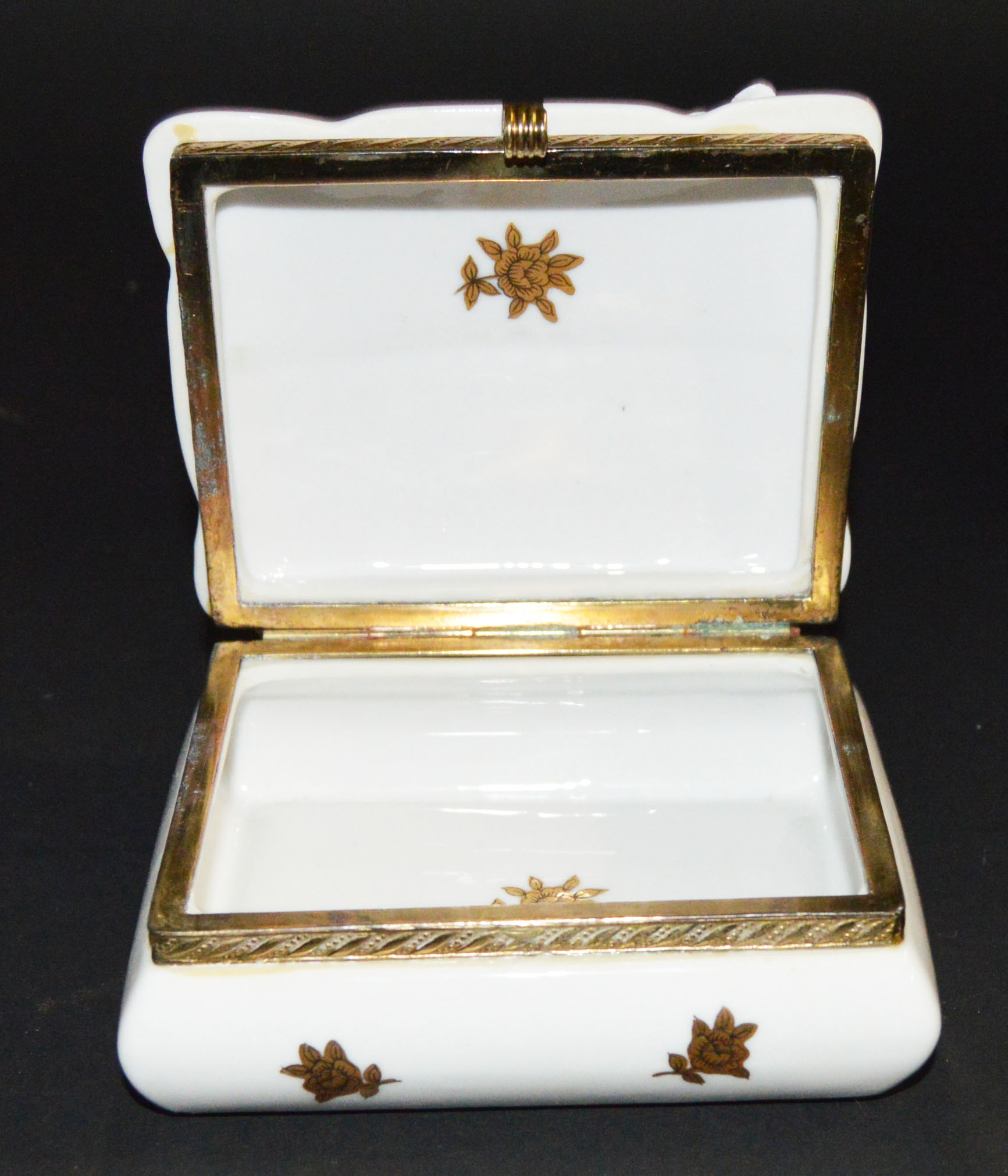 Vintage China Espresso Set, Cigarette Box and Ash Trays