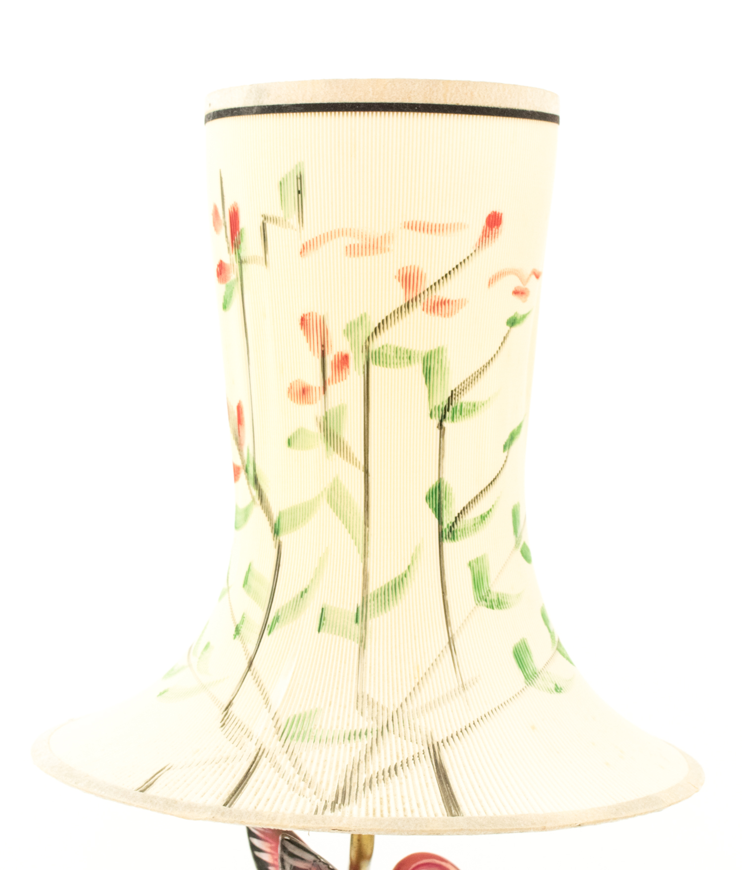 Pair of Mid-Century Flamingo Lamps with Original Shades