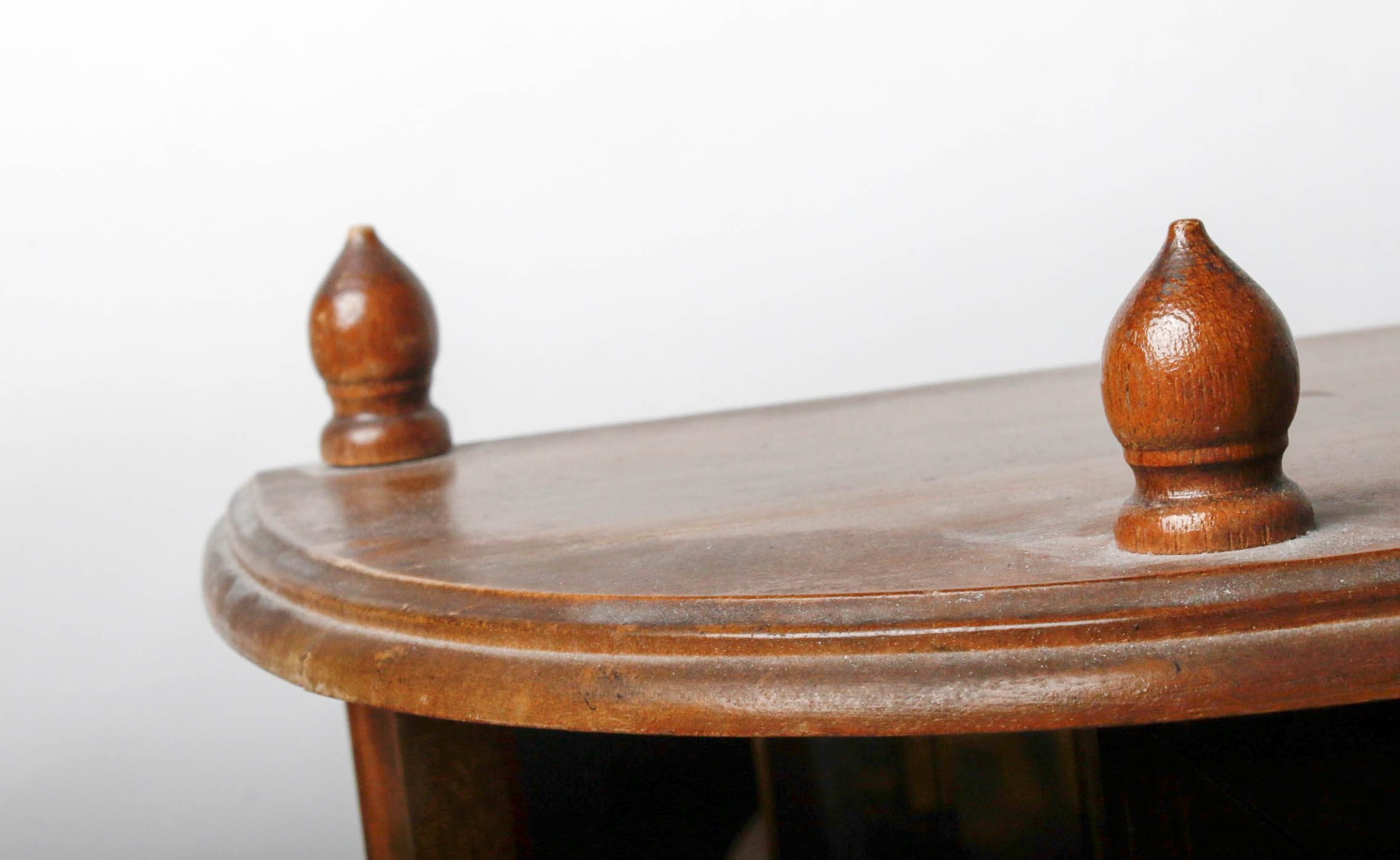 Vintage Buchmin Hanging Wooden Display Cabinet