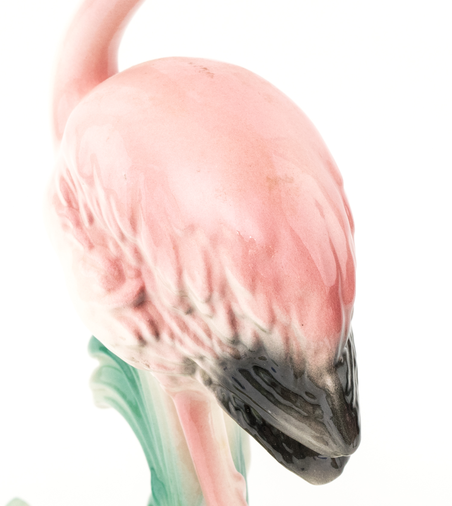 Two Vintage Flamingo Figurines With One Planter