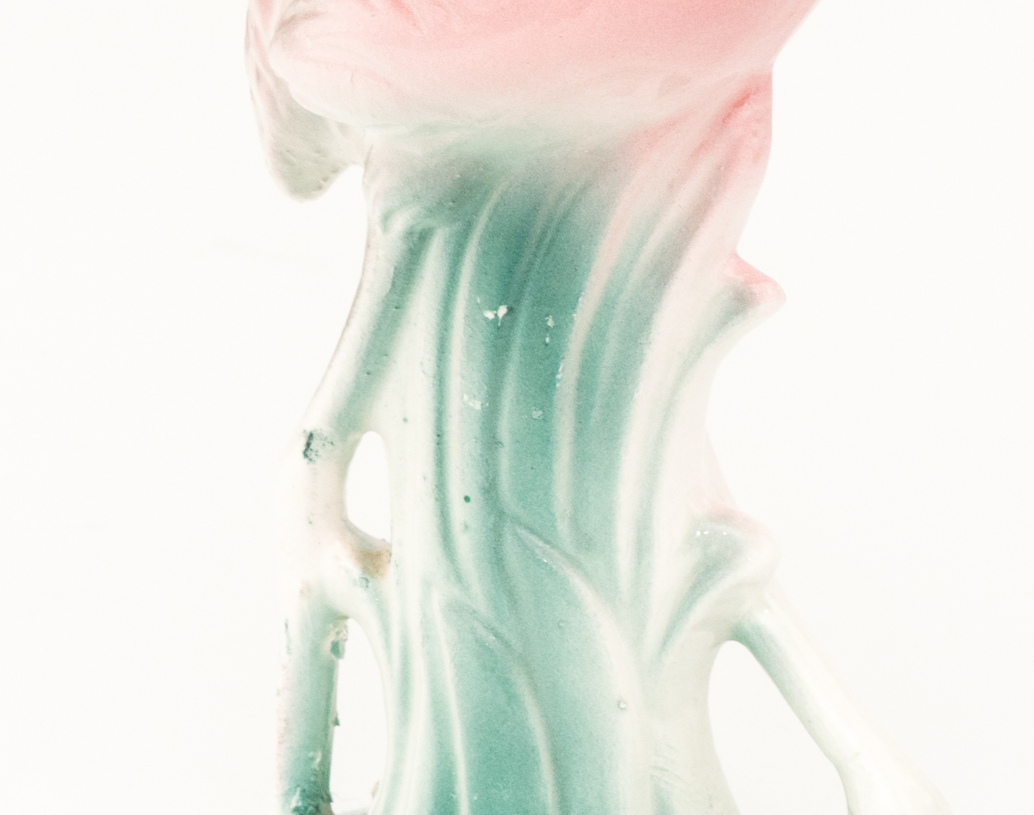 Two Vintage Flamingo Figurines With One Planter