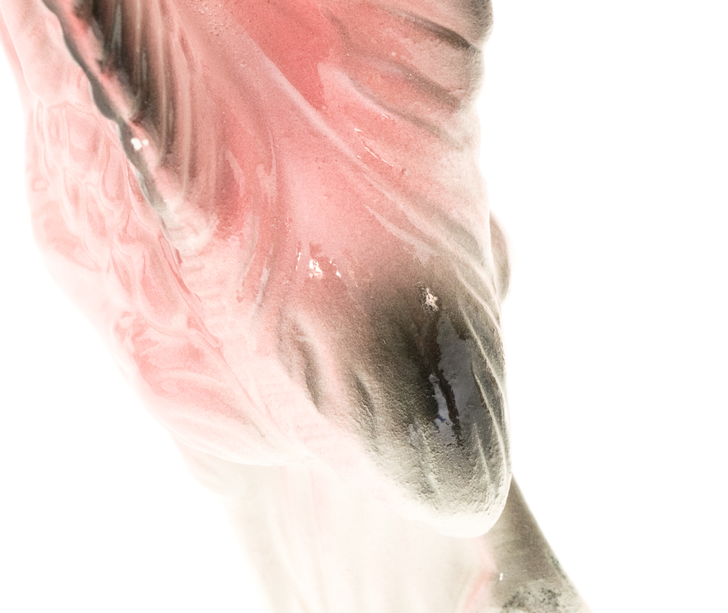 Two Vintage Flamingo Figurines With One Planter