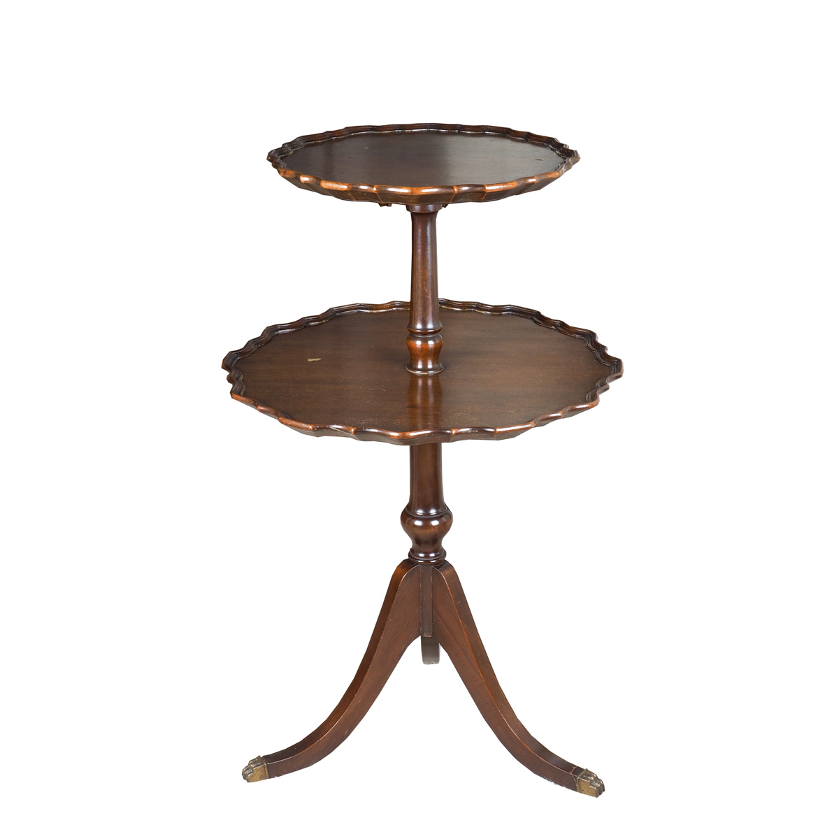 Two Tier Pie Crust Table