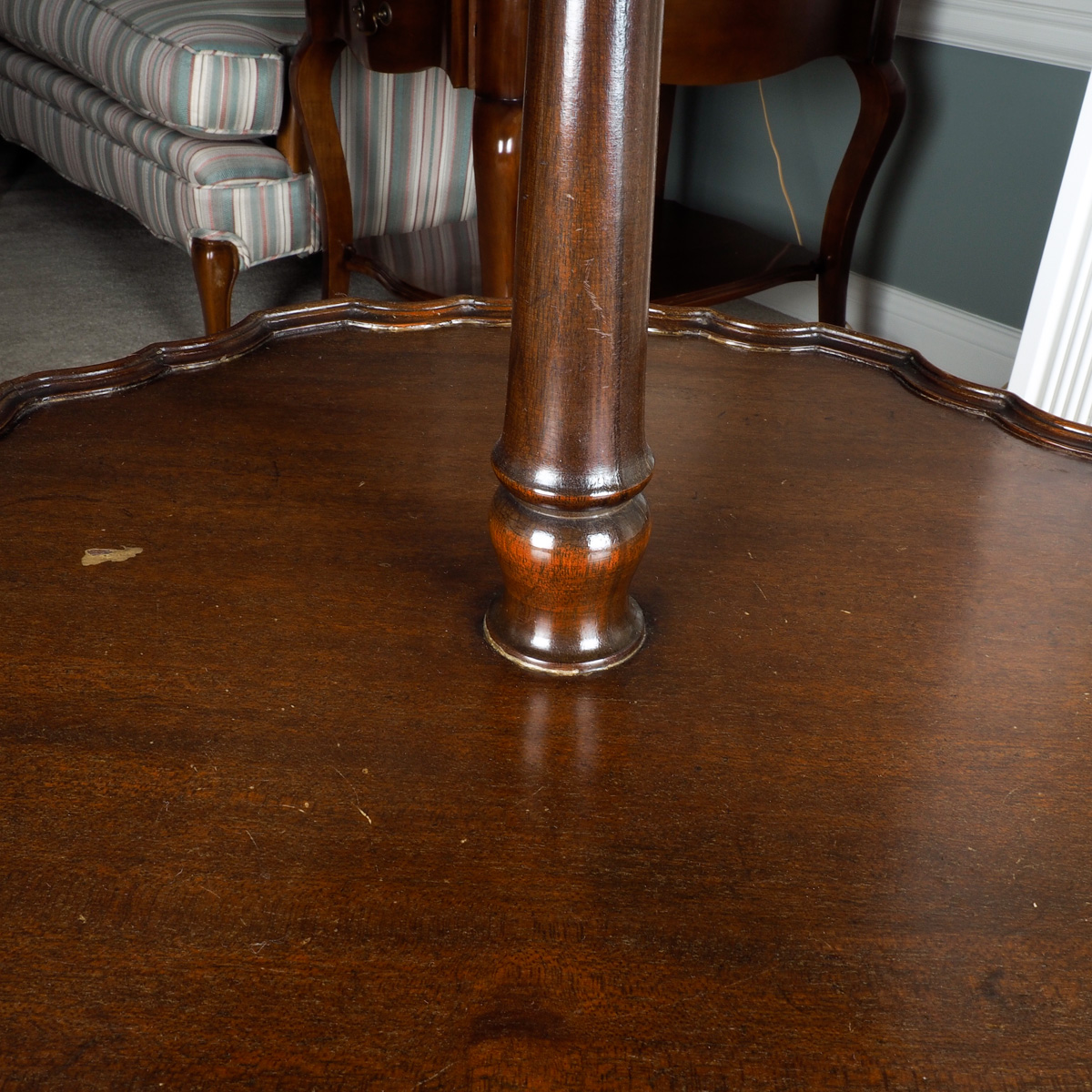 Two Tier Pie Crust Table