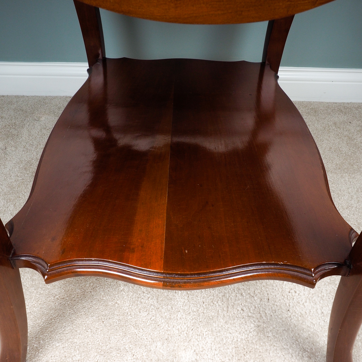 Two Tier Queen Anne Style End Table