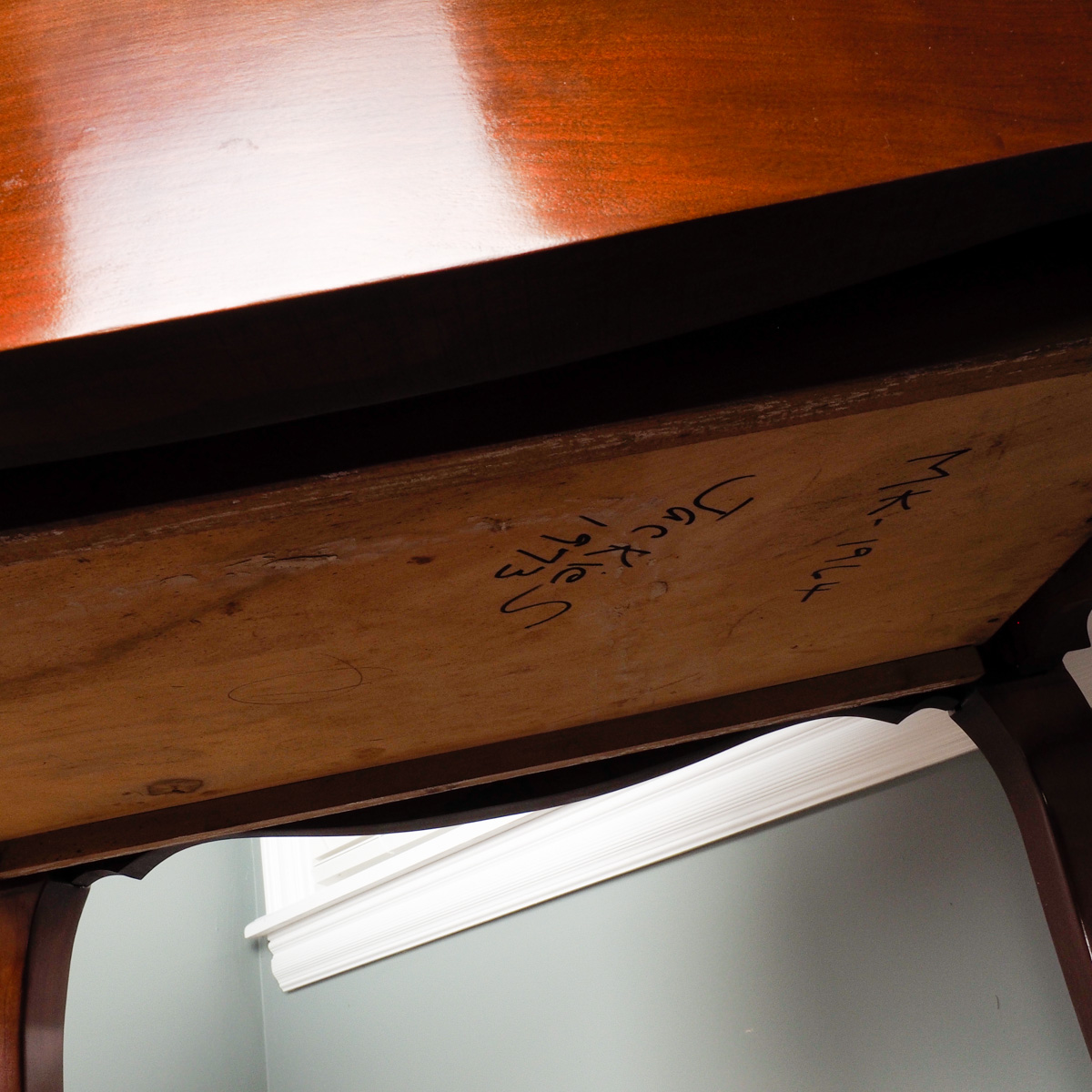 Two Tier Queen Anne Style End Table