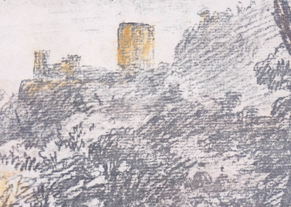 Two Framed Hand Colored Offset Lithographs after Turner and Claude