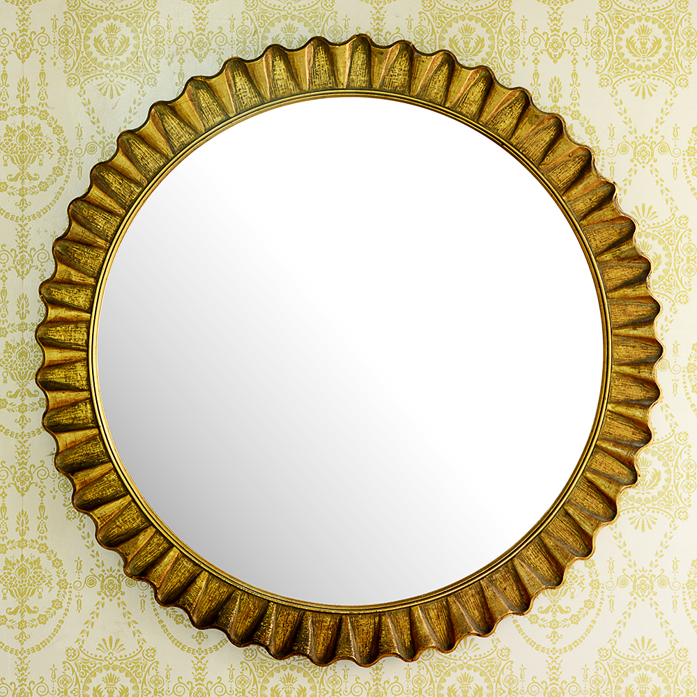 Large Round Wall Mirror